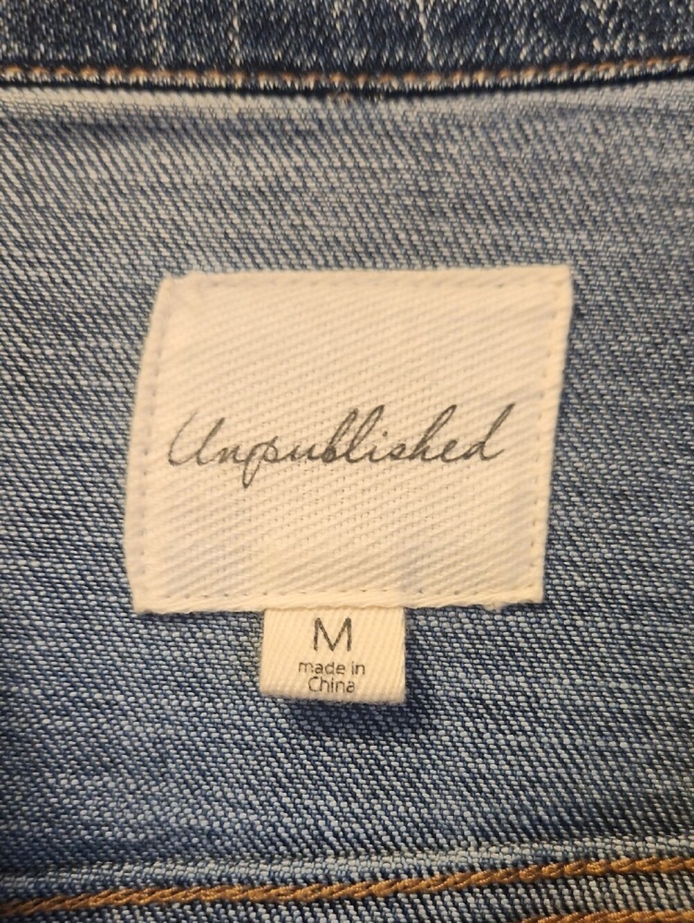 Unpublished Denim Jacket - Picture 2 of 6